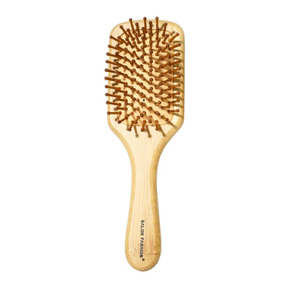 Natuurlijke Eco Bamboe Haarborstel met Antistatische Ontwarring en Hoofdhuidmassage - Ideale Stylingtool voor Vrouwen en Mannen