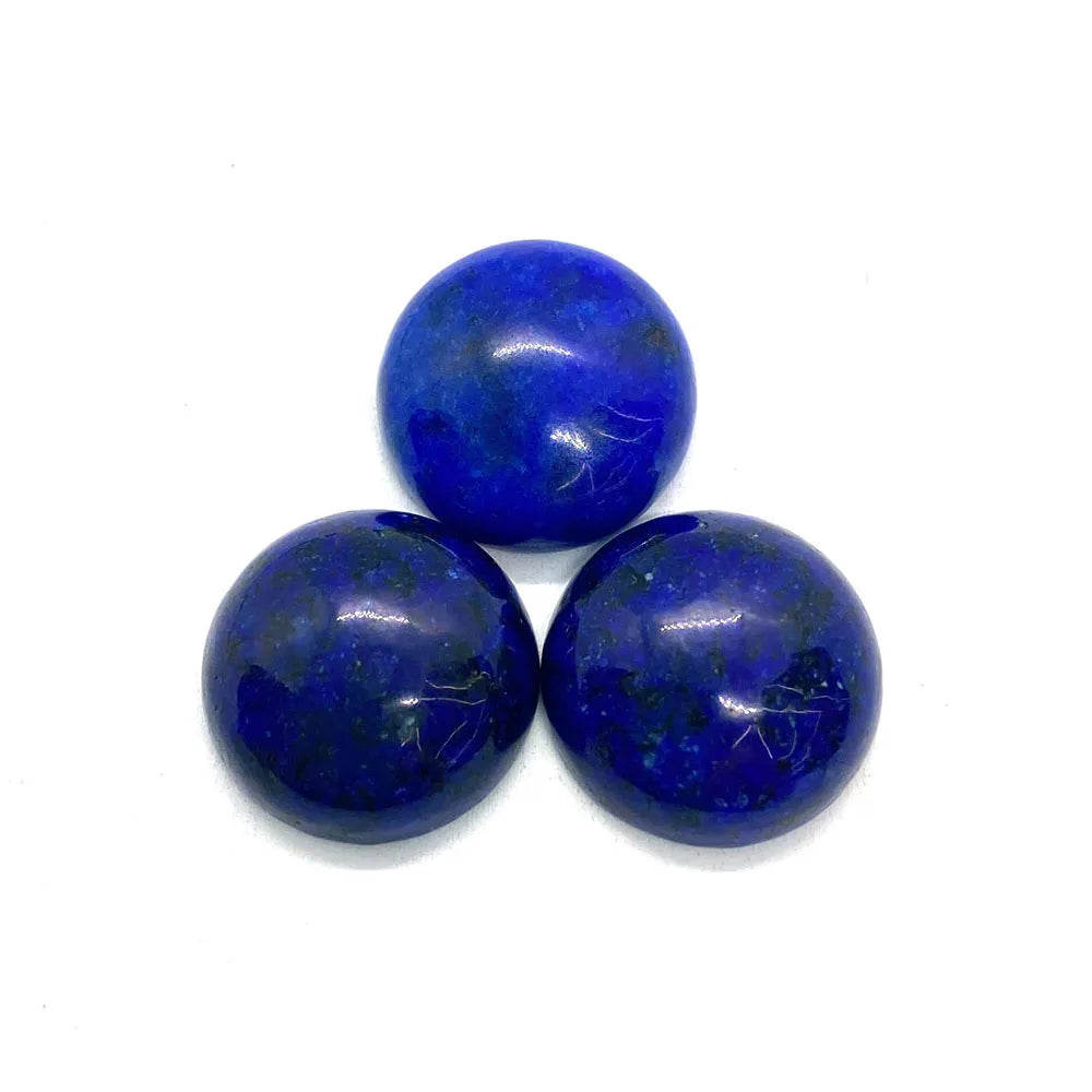 Round Natural Stone Cabochons 4-25mm Flat Back Gemstone Cabs 10pcs for Jewelry Making Rings Earrings Pendants