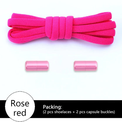 Levende Elastische Schoenveters Zonder Knoop - Perfect voor Kinderen en Volwassenen! Stijlvolle Ronde Veters voor Alle Sporten en Activiteiten.