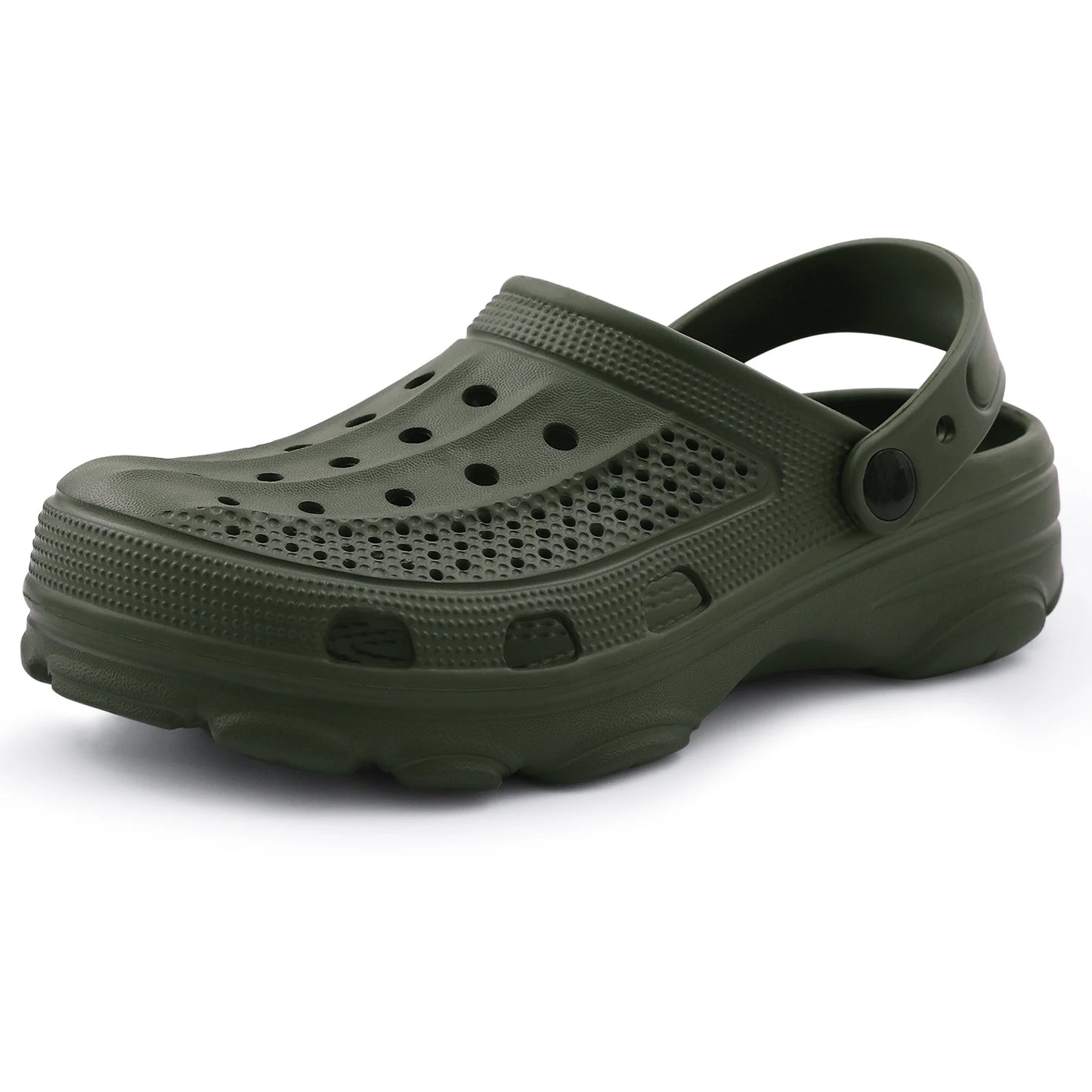 Comwarm Heren Ademend Klompen en Sandalen - Comfortabele Antislip Strand- en Tuinvoetwear voor Binnen- en Buitensporten