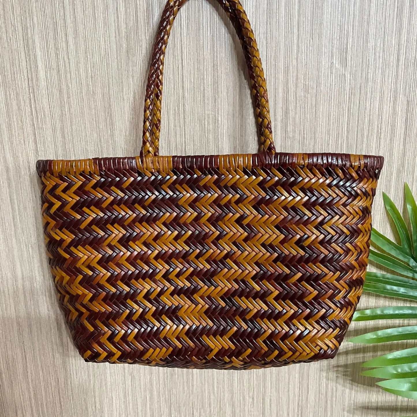Luxe Dames Echte Lederen Gevlochten Schoudertas - Vintage Grote Handtas voor Chic Casual Winkelen en Alledaagse Stijl