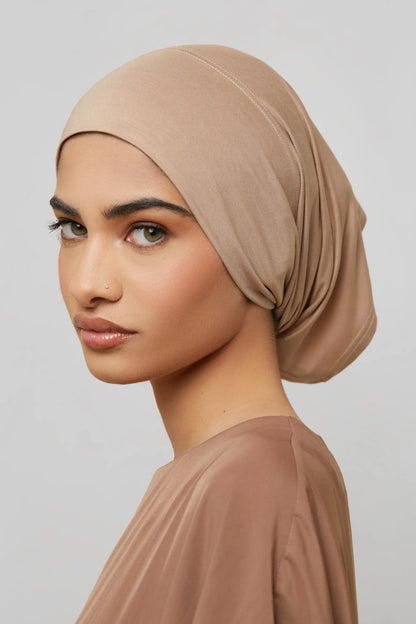 Chic en Stijlvol 56-Kleurige Vrouwen Binnen Hijab Tube Muts - Premium Bamboe Jersey Onderheadscarf voor Moslim Mode