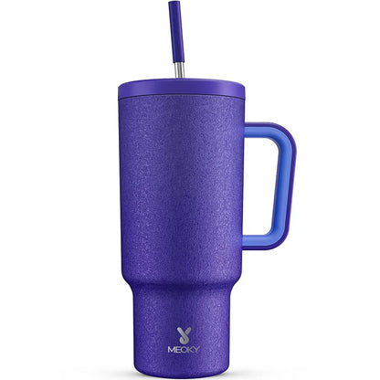 Meoky 40oz RVS Reistumbler - Stijlvolle Multi-Prints, Lekvrij Ontwerp, Perfect voor Koffie, Water en Cadeaus voor Onderweg!