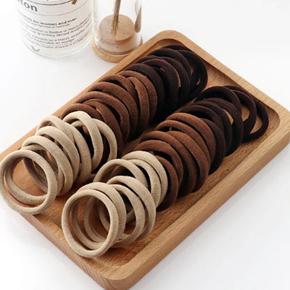 Levendige 50/100 stuks Kinderen Elastische Haarbanden – Leuke 5CM Snoepjes Scrunchies, Rubber Haar Ties en Clips voor Creatieve Hairstylen!