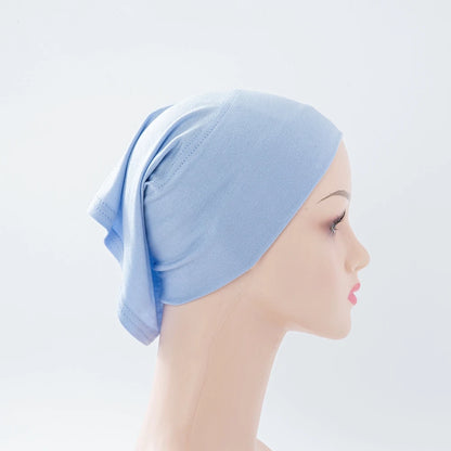 Chic en Stijlvol 56-Kleurige Vrouwen Binnen Hijab Tube Muts - Premium Bamboe Jersey Onderheadscarf voor Moslim Mode