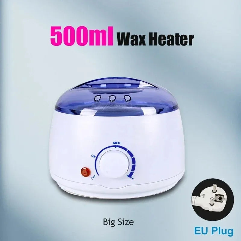 Moeiteloze Haarverwijdering: 500ml Wax Smeltmachine - Snelle Verhitting Epilator met Wax Bonen en Pot