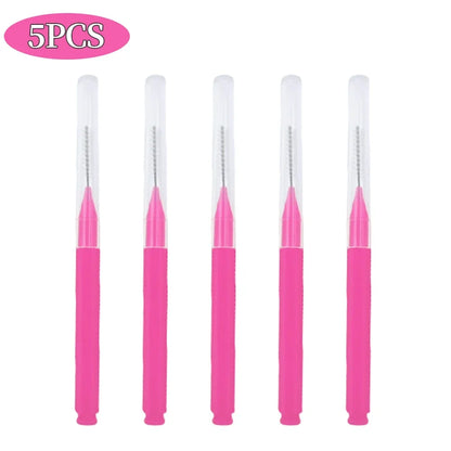 Set van 5/10/50 Mini Wenkbrauw Permanent Borstels - Wegwerp, Buigbare Wenkbrauw Lift Gereedschappen voor Perfecte Wimpers!