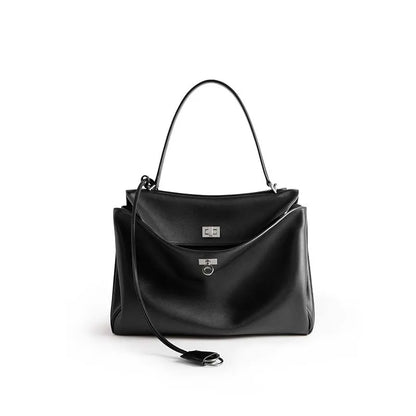 Elegante 2025 Luxe Rodeo Damestassen: Echte leren tote bags met chique gouden gespen voor lente en herfst