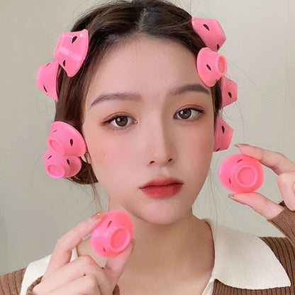 Ontdek 10 Luxe Warmtevrije Haarrollers – Moeiteloze Zachte Siliconen Rollers voor Dromerige Krullen Terwijl Je Slaapt! Perfecte Haarestylingtools voor een Prachtige Golflook!