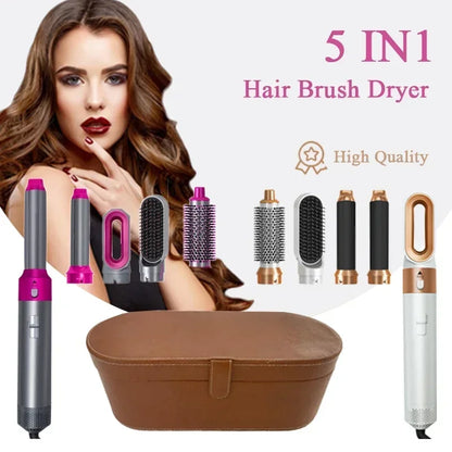 Ultieme 5-in-1 Styling Tool Set: Professionele Haardroger, Hete Kam, Krultang en Steilijzer voor Dyson Airwrap - Jouw All-in-One Oplossing voor Gorgeous Haar Thuis!