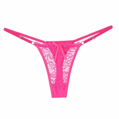 Sexy Lingerie Culotte van Verstelbare Kant voor Vrouwen, Lage Taille en Ademend