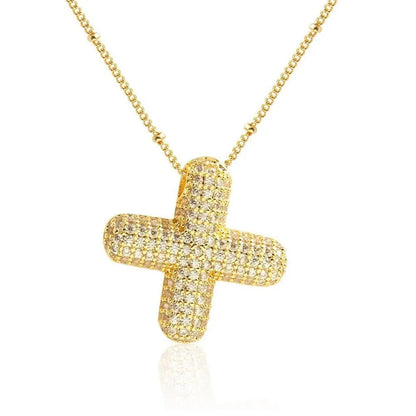Prachtige Luxe Zirkon Kristal 26 Engelse Letters RVS Kettingen voor Vrouwen – Trendy Choker Ketting Sieraden Groothandel