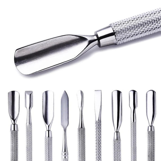 Premium Dubbelzijdige Roestvrijstalen Nagelriemduwer - Ultieme Dode Huid Verwijderaar voor Perfecte Pedicure & Manicure Nagelkunst Verzorgingsgereedschap