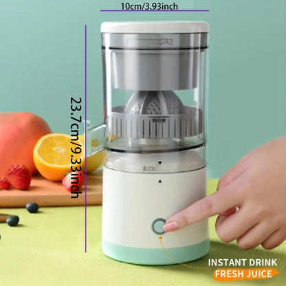 Draadloze Citrus Juicer – Snelle, Moeiteloze Sapextractie van Sinaasappels & Citroenen