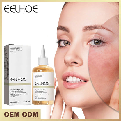 Revitaliserende Glycolzuur Toning Oplossing - 100ml voor een Duidelijkere Huid, Jeugdigheid en Stralende Glans - Perfect Gezichtsverzorging Cadeau