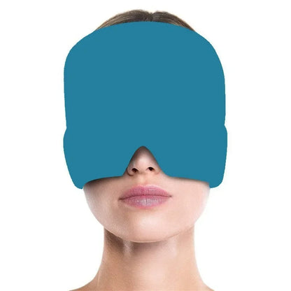 Ultieme Migraine Verlichtingsh mhe - Verzachtende Gel Hot & Cold Therapie IJs Cap voor Hoofdpijn Verlichting & Oogmasker om Stress en Drukpijn te Verlichten