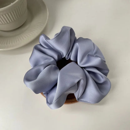 Chique Franse Zijde Haaraccessoires voor Vrouwen - Getextureerde Satijnen Scrunchies en Haartjes voor Stijlvolle Uiterlijk