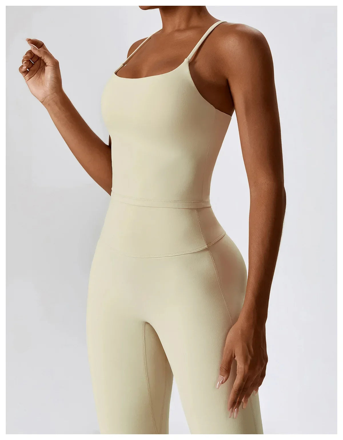 Til je training naar een hoger niveau: 2-delige dames yoga set met hoge taille flare leggings en stijlvolle mouwloze vest top voor ultiem comfort en prestaties