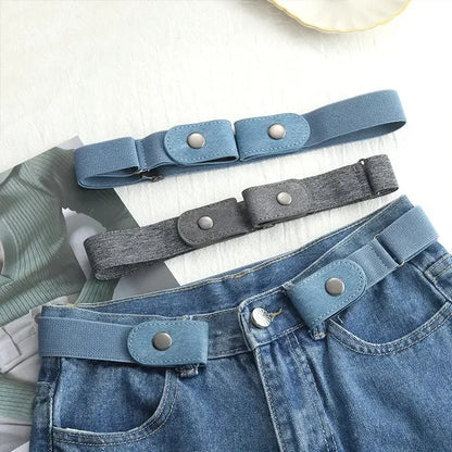 Stijlvolle Verstelbare Elastische Tailleband – Gesp-Loos Ontwerp voor Moeiteloos Draagcomfort met Spijkerbroeken, Jurken en Meer! Perfect voor Iedereen!
