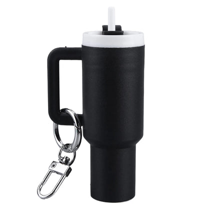 Schattige Mini Tumbler Sleutelhanger - Veelzijdige Chapstick Houder & Charmante Handtas Accessoire voor Schooltassen!