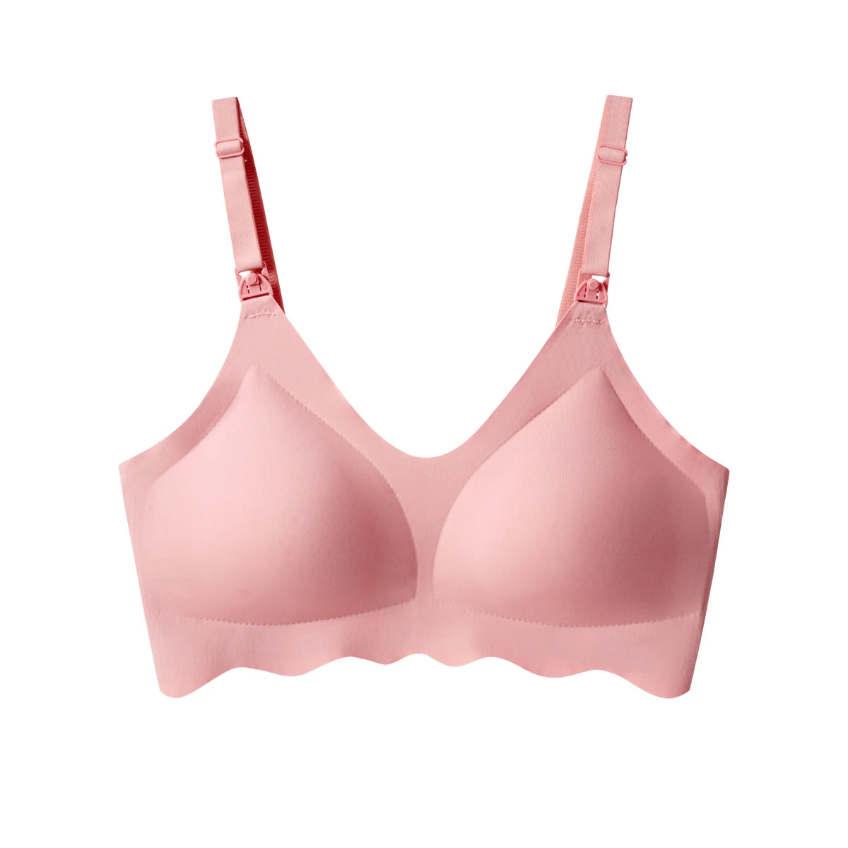 Ultimate Comfort Dames Naadloze en Ademend Ultra-Dunne Borstvoedingsbeha met Afneembare Kenmerken
