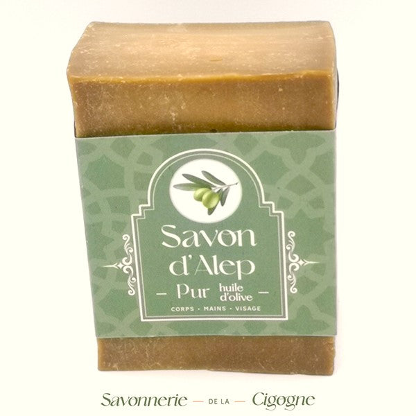 Savon Alep pur à l'huile d'olive 200g-0