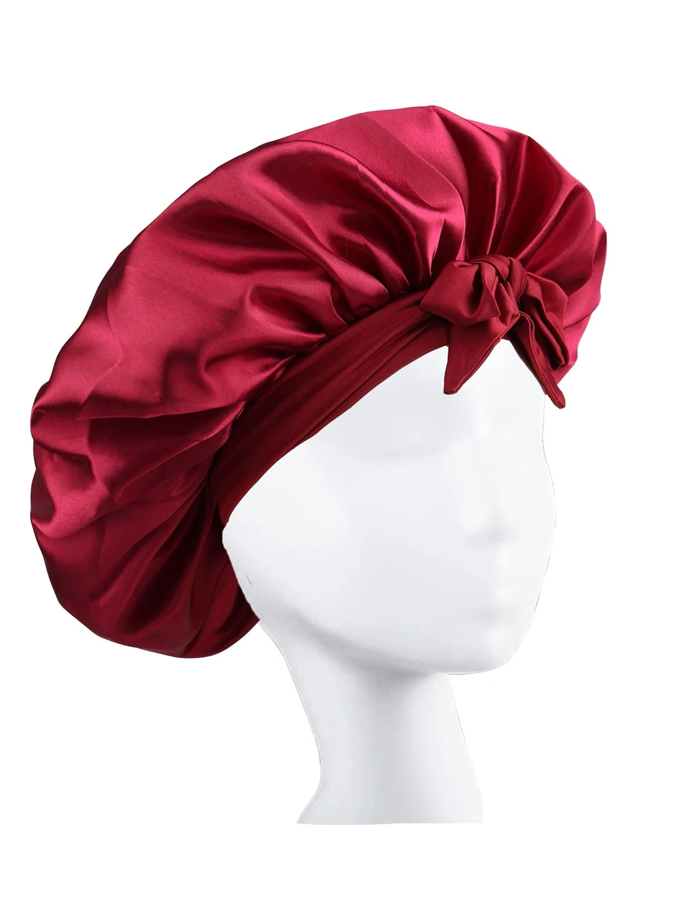 Premium Satin Sleep Bonnet – Overnight Hair Protection