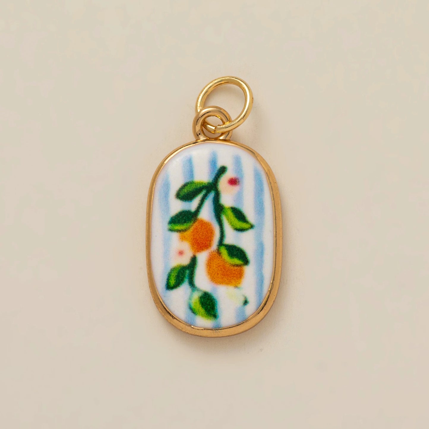 Flower Enamel Charms Tulip Fruit Pendants DIY Jewelry