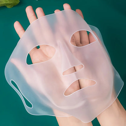 Revitaliseer je huid met onze 3D siliconen masker cover - herbruikbaar oor-hangend hydraterend en verstrakend gezichtsverzorgingshulpmiddel!
