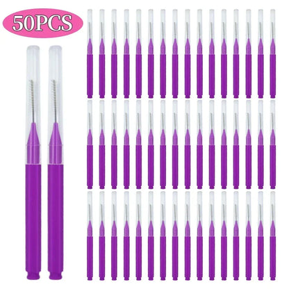 Set van 5/10/50 Mini Wenkbrauw Permanent Borstels - Wegwerp, Buigbare Wenkbrauw Lift Gereedschappen voor Perfecte Wimpers!