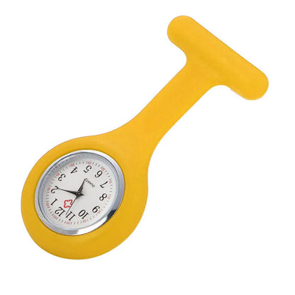 Stijlvolle Dames Pocketwatch met Digitale Weergave - Clip-On Analoge Klok Verpleegster Broche Speld Elektrische Mode Horloge