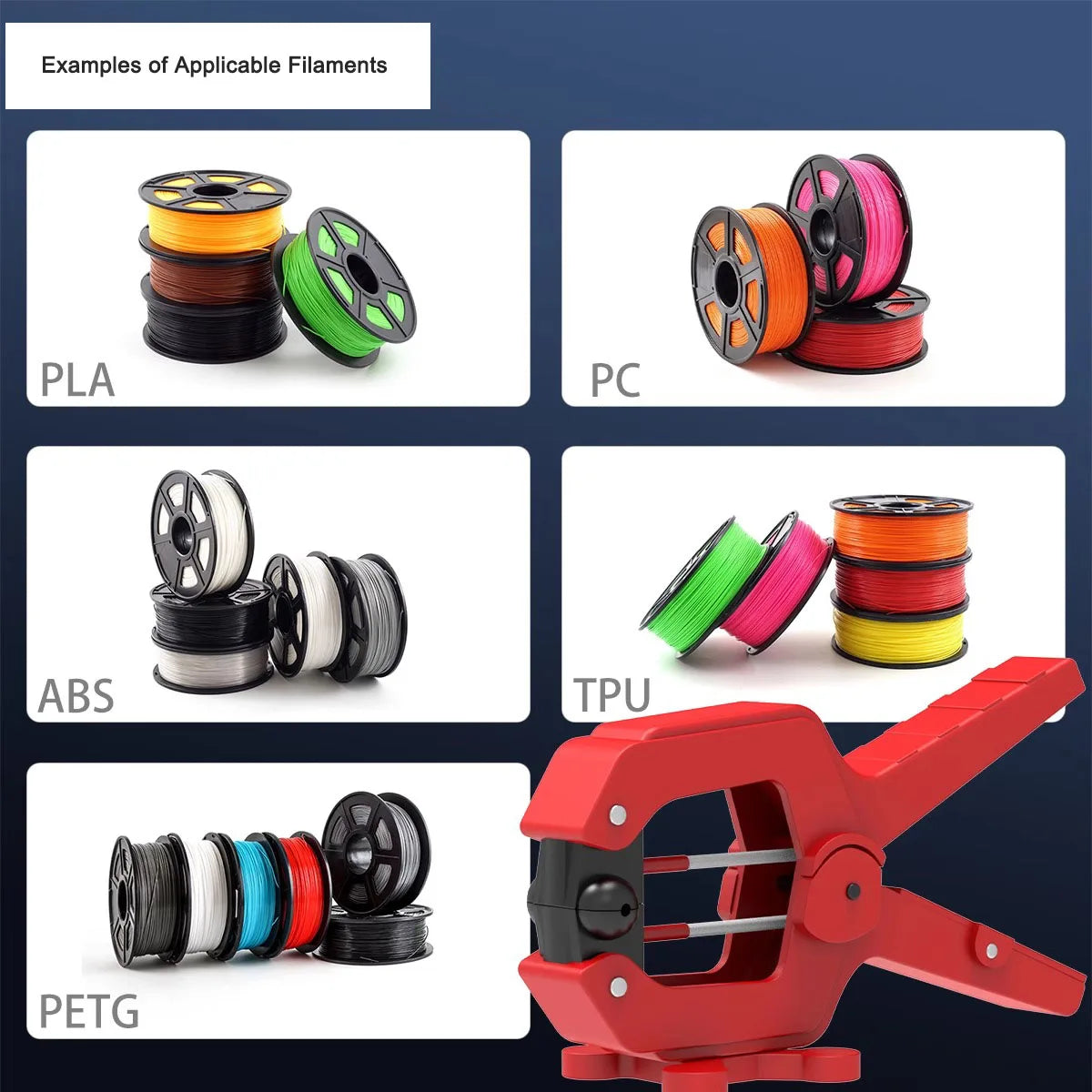 3D Printer Filament Welder 1.75mm 2.85mm Filament Splicer Tool for PLA ABS PETG Filament Repair and Joining