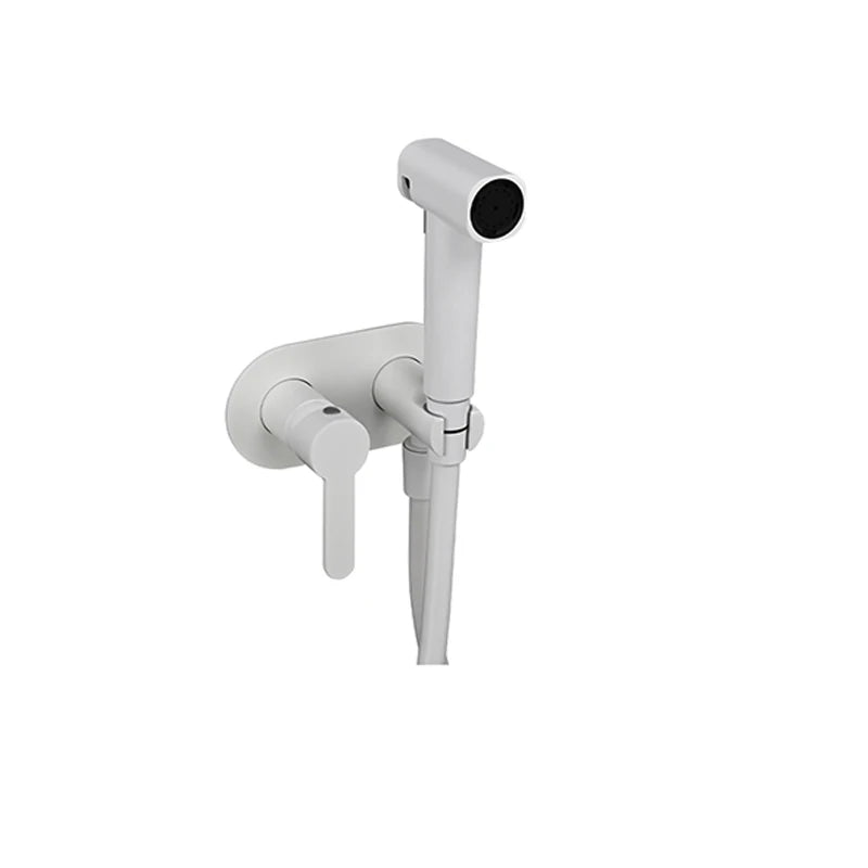 Luxueuze Messing Handdouche Bidet Sprayer met Warm en Koud Water Mengkraan - Stijlvolle Zwart Gouden Afwerking voor Ultieme Hygiëne en Comfort
