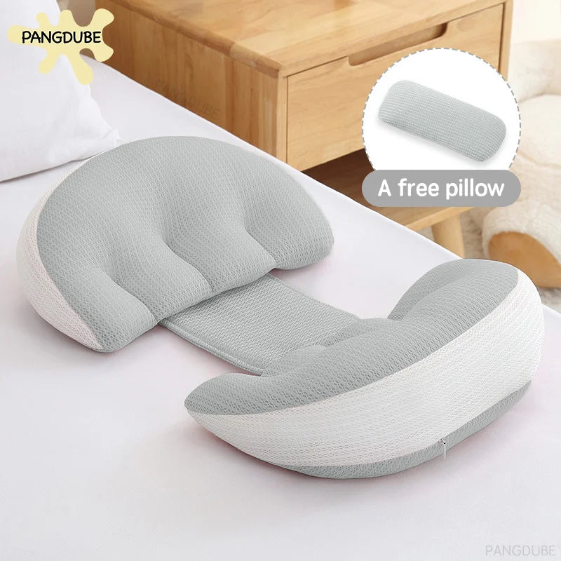 ComfortFit Zwangerschapssteunpillow - Verstelbaar Lichaampil voor Aankomende Moeders, Perfect voor Rustige Slaap en Ultiem Comfort