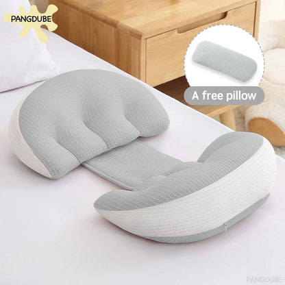 ComfortFit Zwangerschapssteunpillow - Verstelbaar Lichaampil voor Aankomende Moeders, Perfect voor Rustige Slaap en Ultiem Comfort
