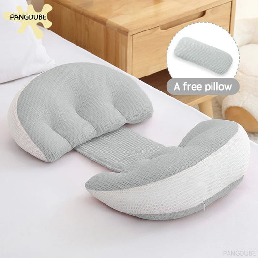ComfortFit Zwangerschapssteunpillow - Verstelbaar Lichaampil voor Aankomende Moeders, Perfect voor Rustige Slaap en Ultiem Comfort