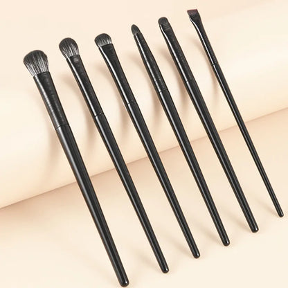 Essentiële Natuurlijke Oogmake-up Borstelset - Perfect voor Oogschaduw, Wenkbrauwcontour en Nauwkeurige Eyelinerapplicatie - Ideale Make-up Tools voor Vrouwen