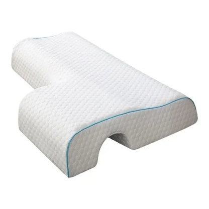 Luxe Orthopedische Geheugenfoam Cervicale Zijslaper Kussen - Zacht, Ademend en Langzaam Terugverend voor Ultiem Comfort voor Stellen
