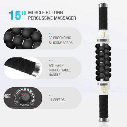 Revitaliseer je lichaam met de 40W hoge frequentie elektrische roller: ultieme spierontspanning, anti-cellulitis en lichaamsvormend afslankoplossing!