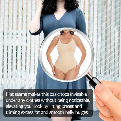 Luxe Verzachtende Bodysuit Shapewear voor Vrouwen – Volledige Lichaamsvormer met Stringontwerp, Zachte Sculptuur voor een Slanker Silhouet en Verbeterd Comfort