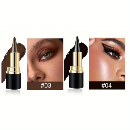 Dubbel Set van Zwarte & Bruine Gel Eyeliner Pencils - Waterdichte Oogmake-up Sticks voor Moeiteloze, Ongelooflijke Looks!
