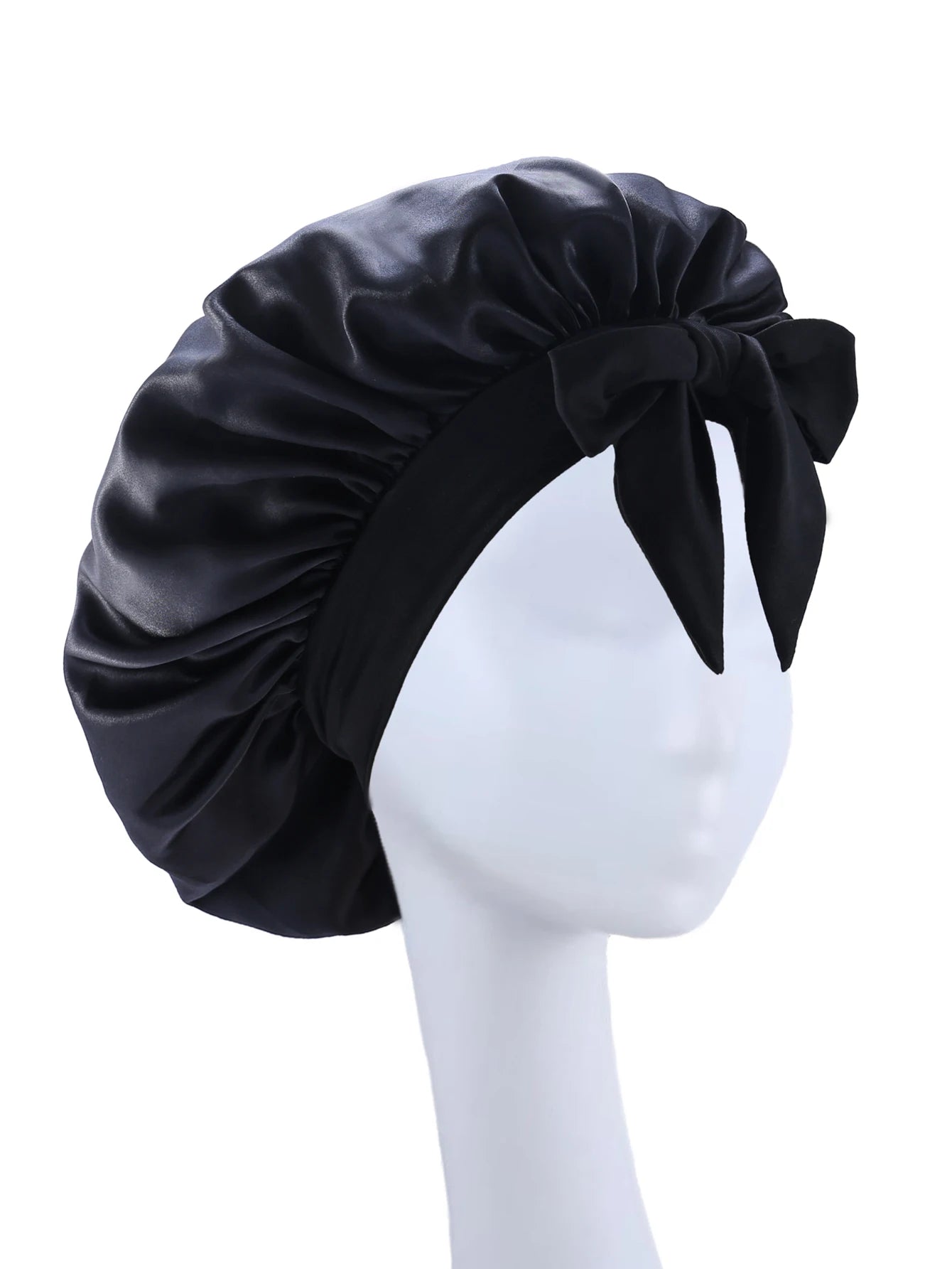 Premium Satin Sleep Bonnet – Overnight Hair Protection