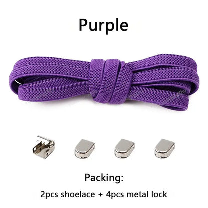 Moeteloze Elastische Geen-Knoop Veters voor Sneakers - Perfecte Pasvorm voor Kinderen en Volwassenen!