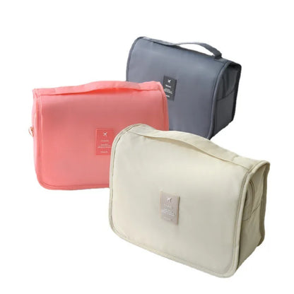 Chic Waterdichte Reis Make-up Tas - Stijlvolle Toilettas Organizer & Badhaak Zak voor Vrouwen - Premium Kwaliteit Oppslagoplossing!