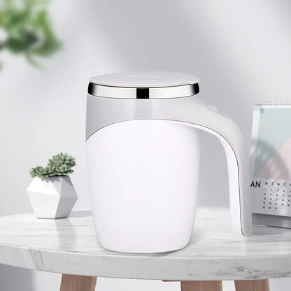 Revolutionaire Elektrische Roerbeker – Oplaadbare, Draagbare RVS Koffiemixer met Magnetische Rotatie voor Moeiteloze Thuisgenot