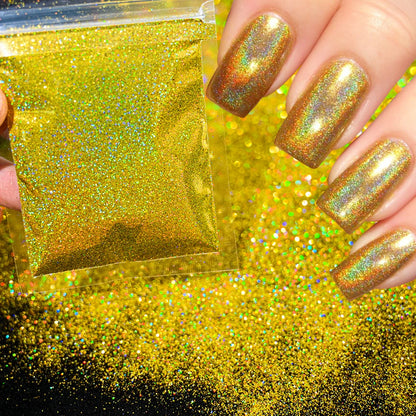 10g Blauw Groene Gloei-in-het-Donker Nagelpoeder - Luminieuze Pigmentstof voor Indrukwekkende Sieraden en Knutsel Decoraties