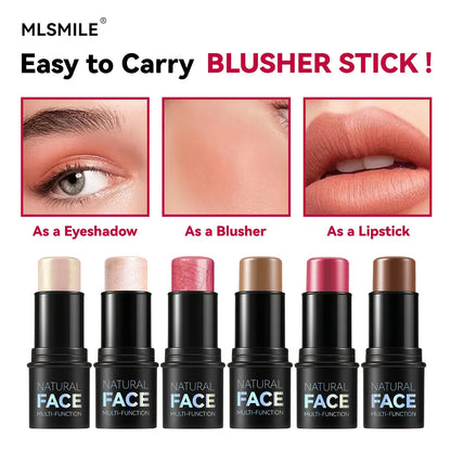 Veelzijdige Make-up Contouring Bronzer Stick - All-in-One Highlighter, Verhelderende Blush en Concealer Crème!