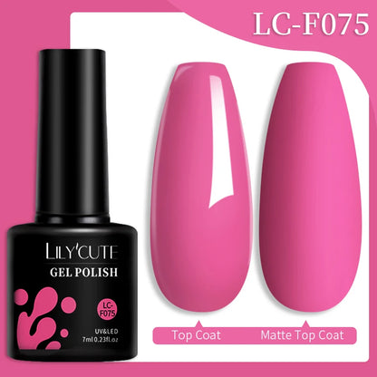 LILYCUTE 7ML Snelle-Extensions Nagelgel - Semi-permanente Acryl Kristalwit & Helder Nude Nagellak voor Prachtige UV Opbouw