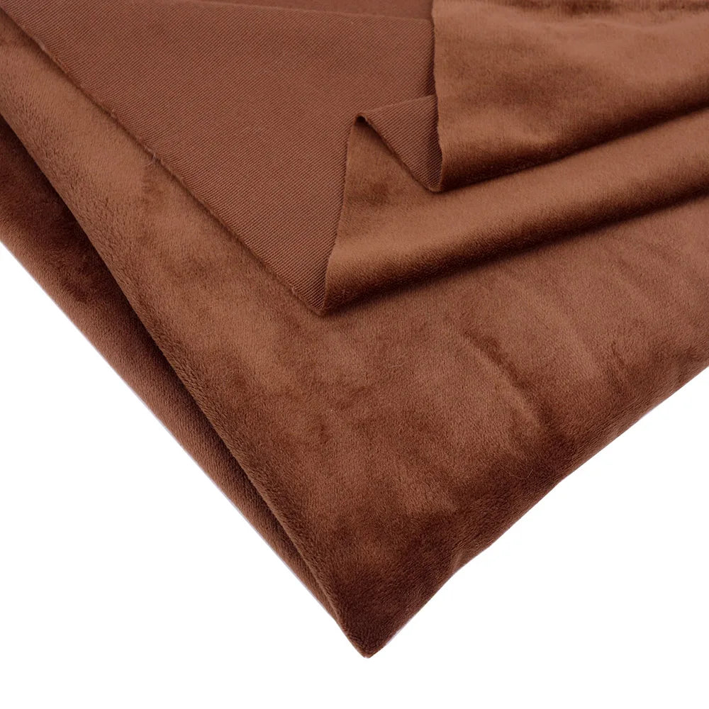 Super Soft Plush Minky Fabric Solid Color Fleece for Dolls Toys DIY Sewing Patchwork Home Textile