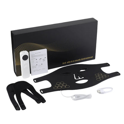 Verjong uw huid met onze multi-golfbreedte rode lichttherapie masker – 460nm, 660nm, & 850nm LED schoonheidsapparaat voor een jeugdige, stralende huid en rimpelherstel!